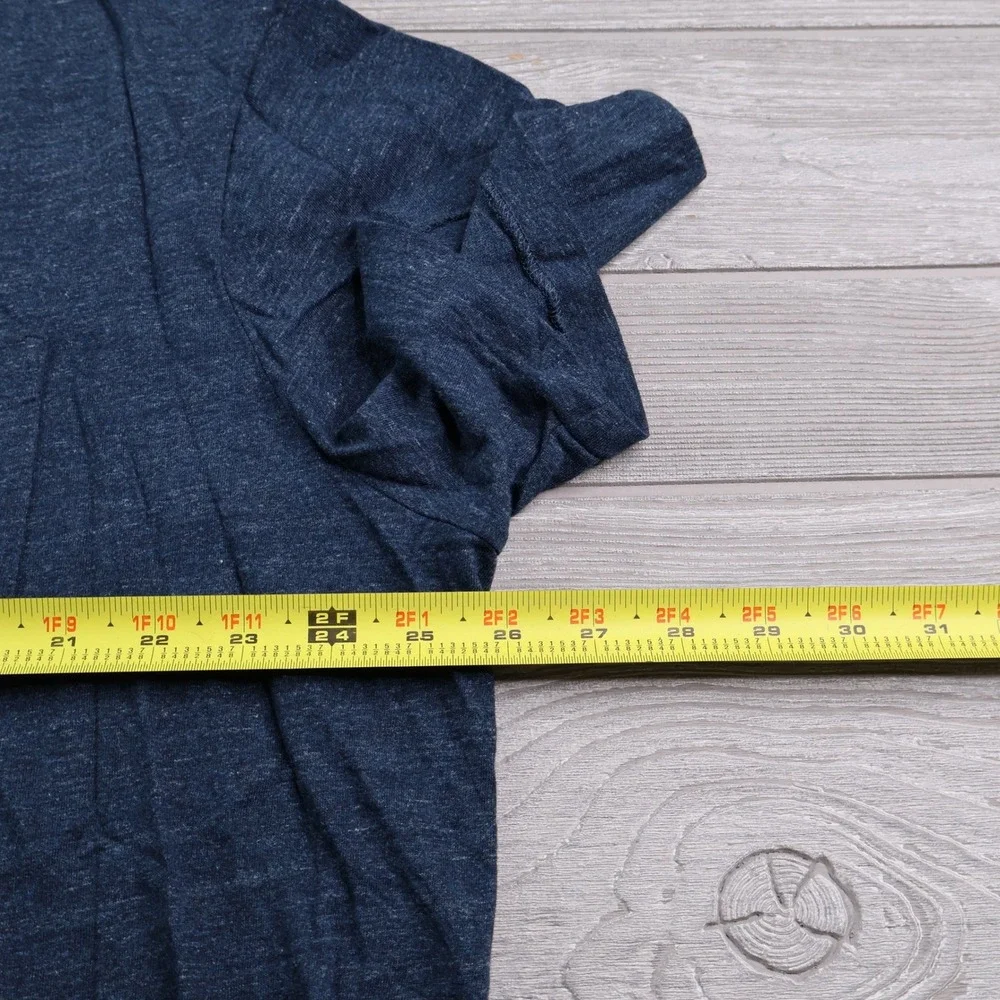 NWT Polo Ralph Lauren Pocket Tee Men's XXL 2XL Blue Heather White Pony